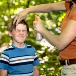 spray yourselves and your kids as well, but ask your pediatrician about little ones.